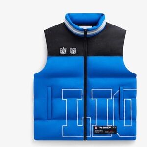 Detroit Lions Off Season x NFL Unisex Team Puffer Vest - Blue